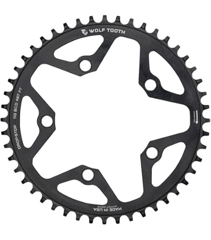 Amazon | ウルフトゥース(Wolf Tooth) 110 BCD 5 Bolt Chainring 52T